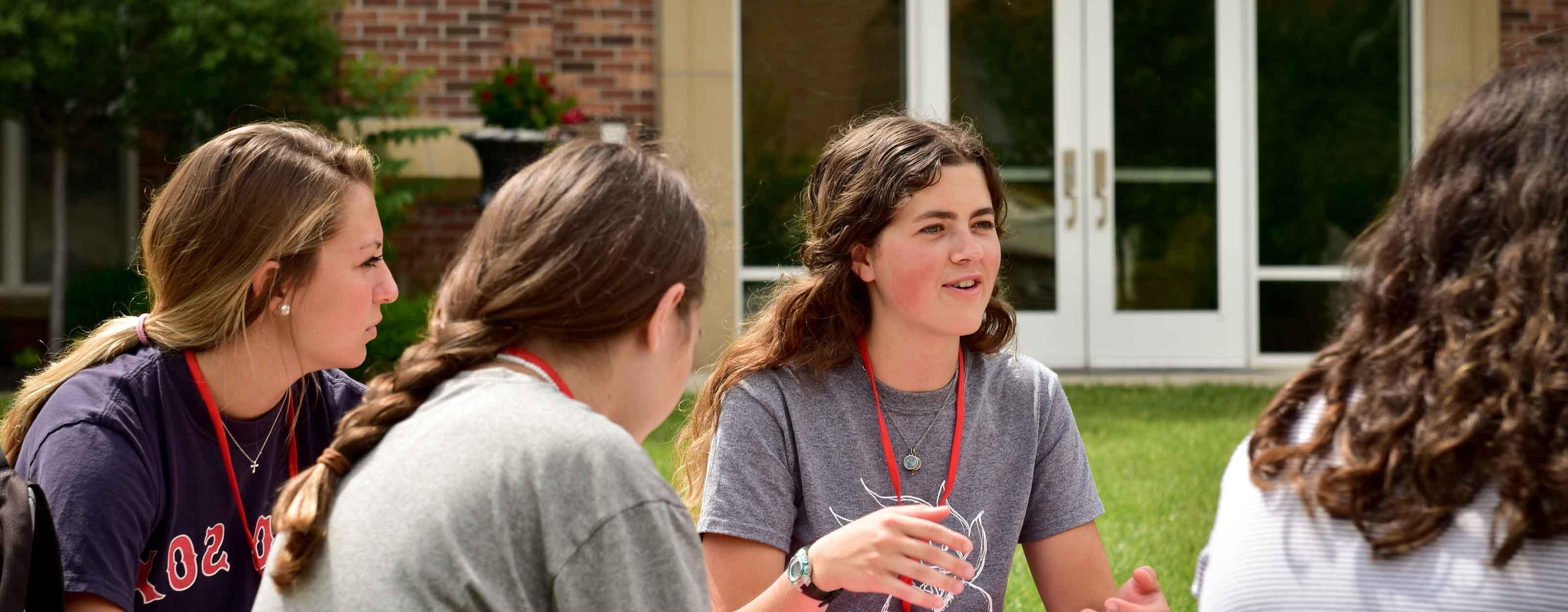 Students in a small group during BCYC